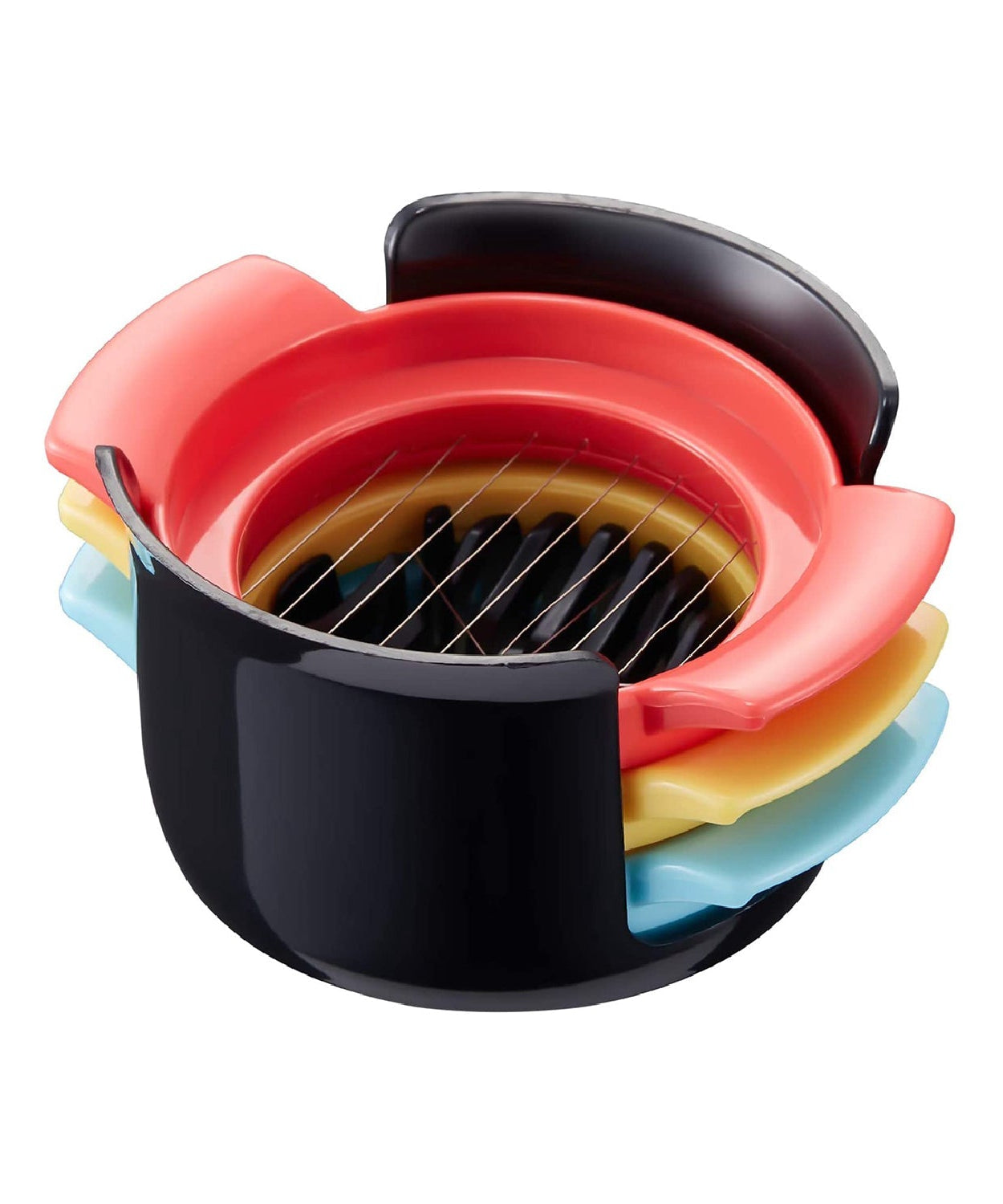 Multifunctional 3-in-1 Egg Cutter - Stainless Steel Slicing Tool with Durable Wires