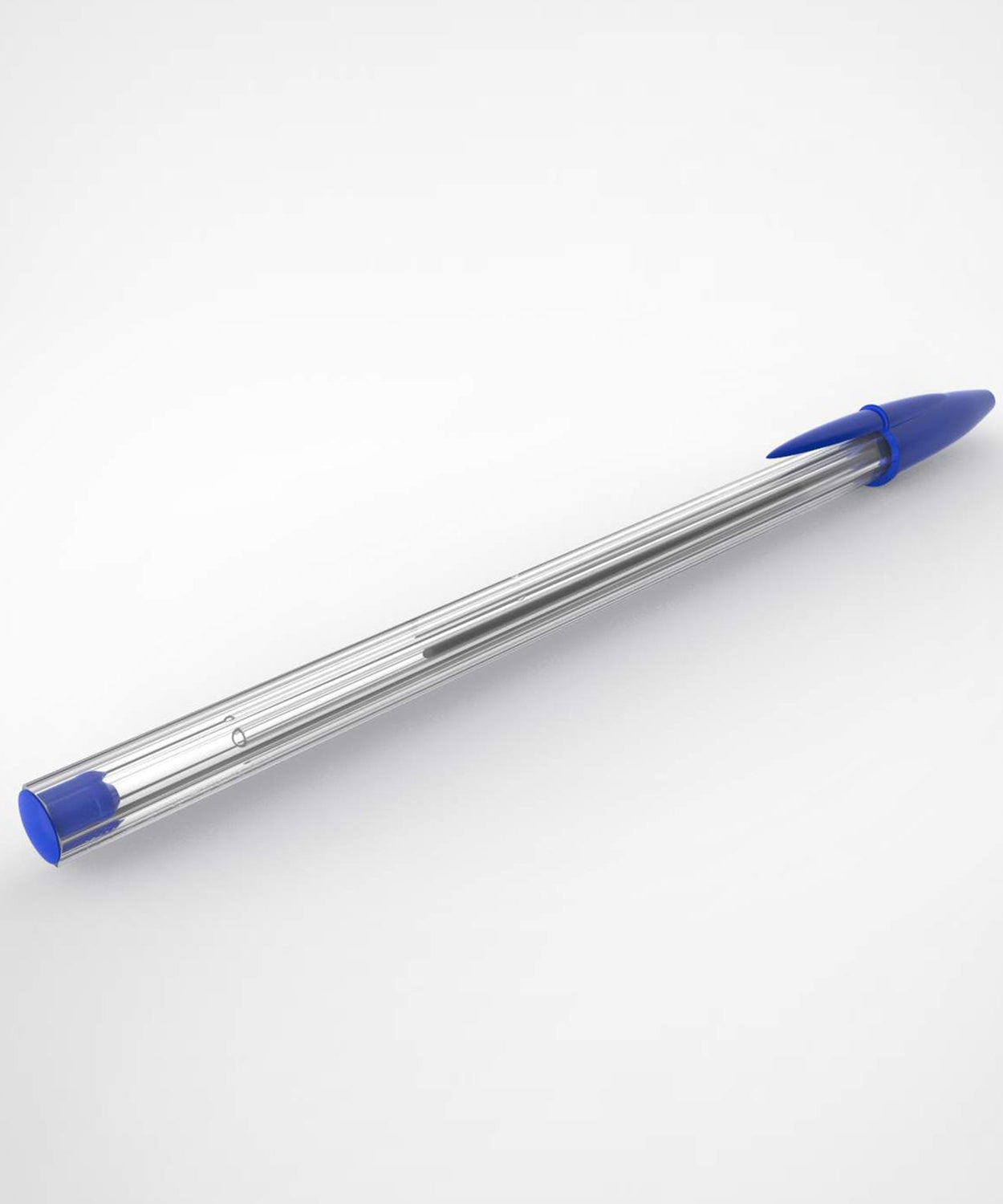 Ball pen with a focus on its smooth writing feature, showing its sleek design and grip