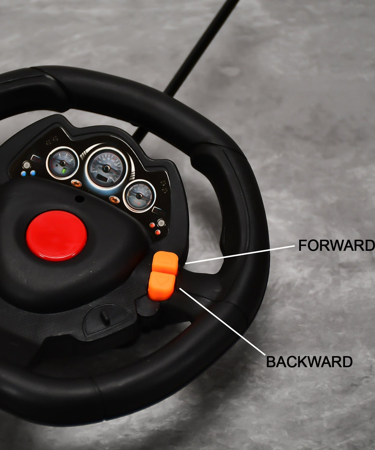 Remote control car with modern look for kids.