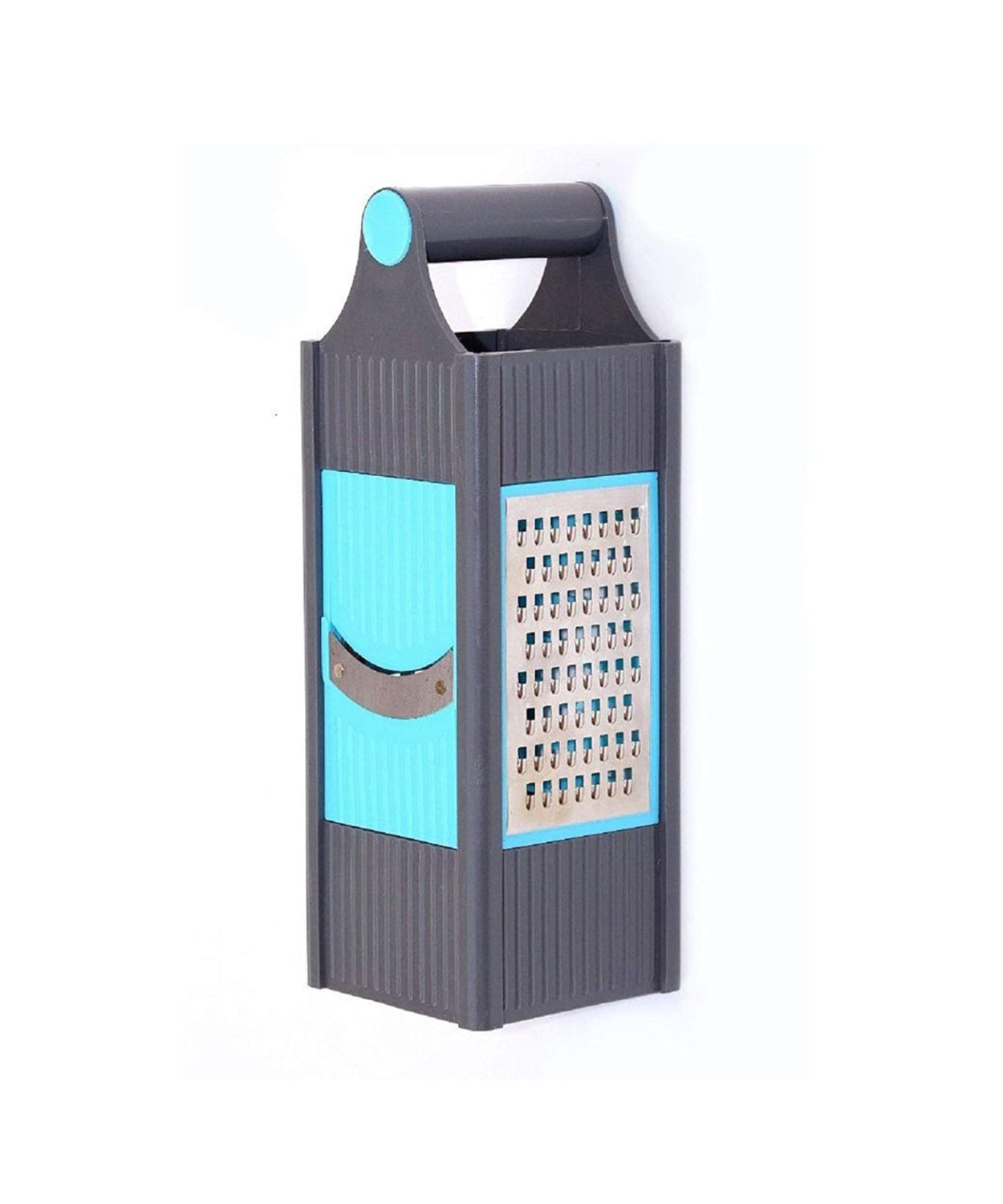 Versatile plastic grater with multiple functions for vegetables and fruits