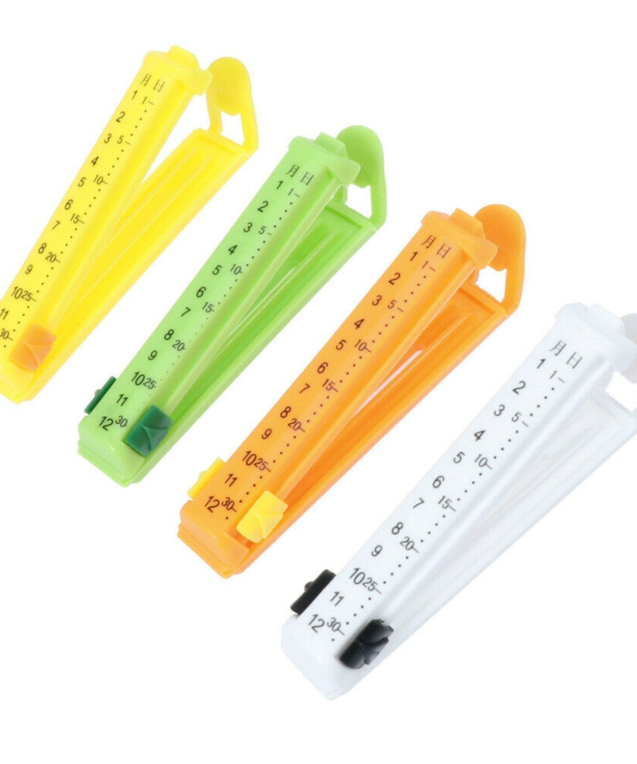 Practical food sealing clips for effective food storage and hygiene.