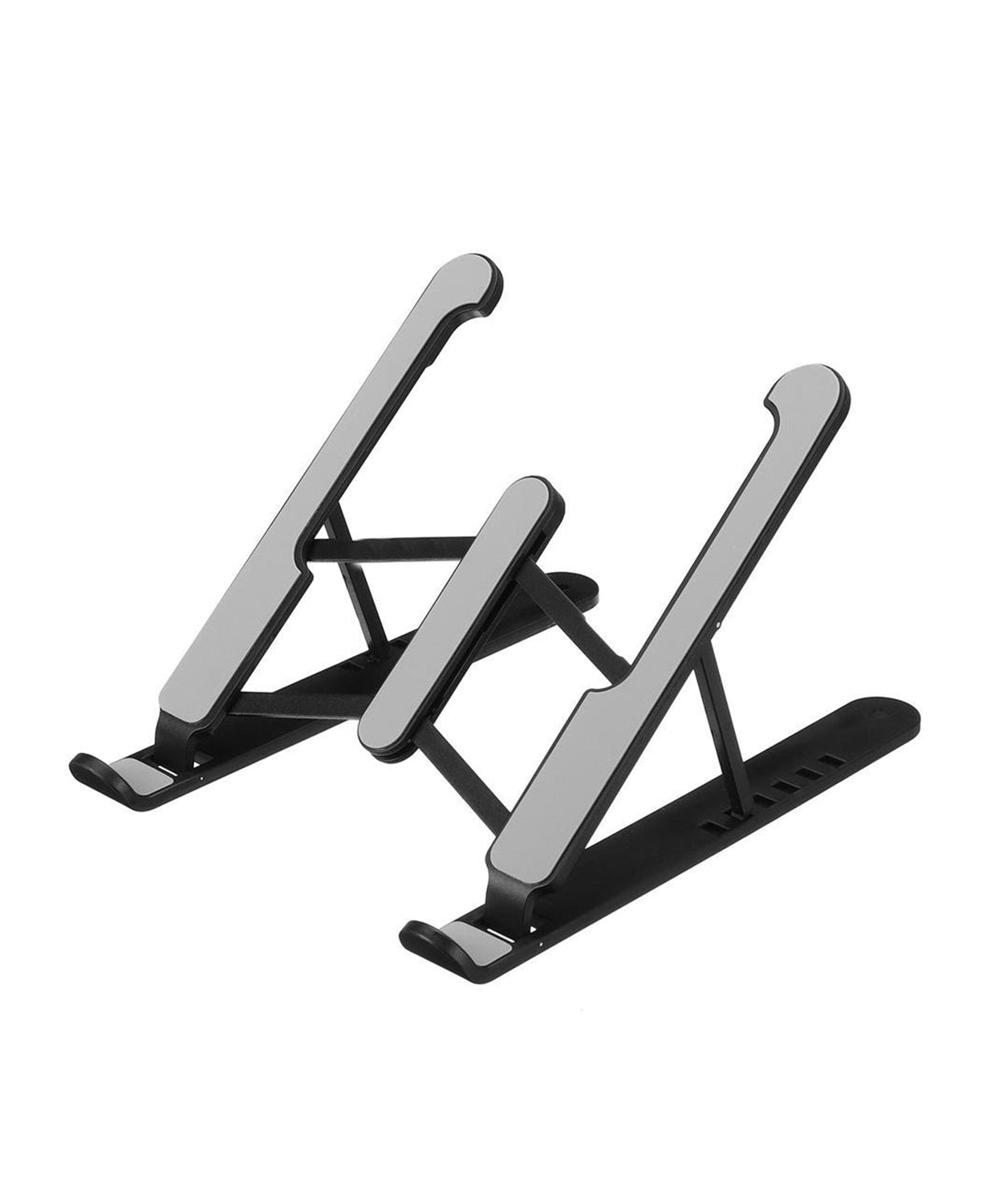Adjustable laptop stand with ergonomic height settings