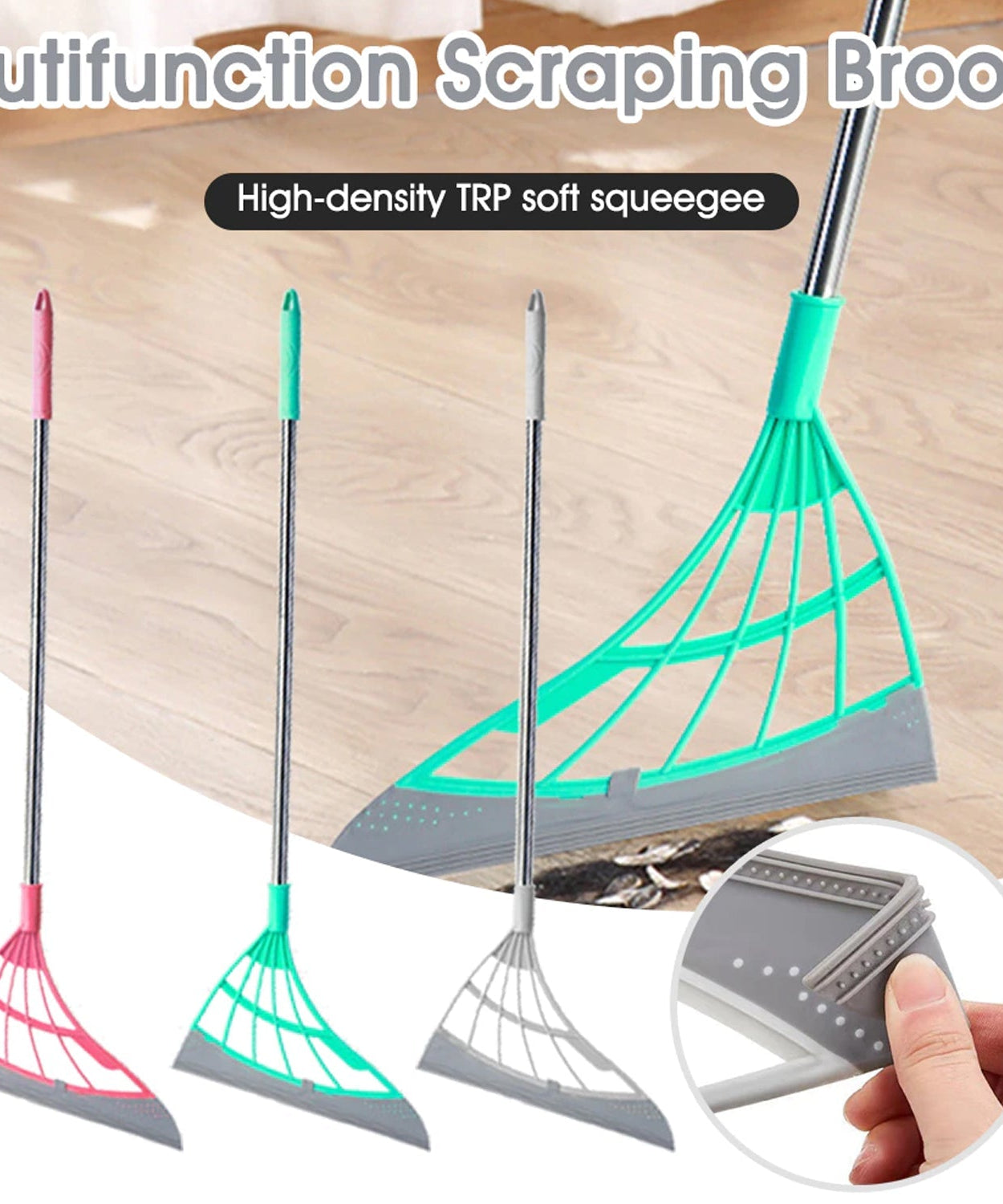 Multi-purpose wiper for comprehensive floor care