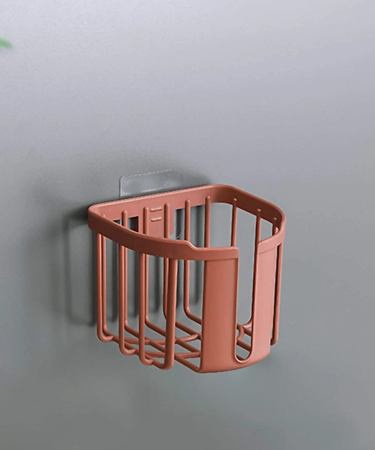 Toilet paper holder with modern aesthetics for any decor.