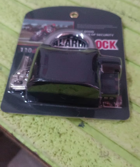 Plastic Body Waterproof Siren Alarm Smart Alarm Lock & 3 Keys (1 Set)