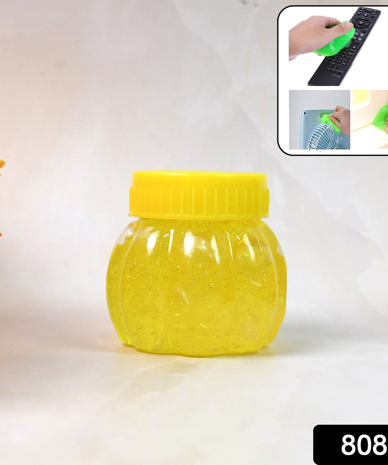 Soft Jar Slime Combo of Glitter Slime and Crystal Slime