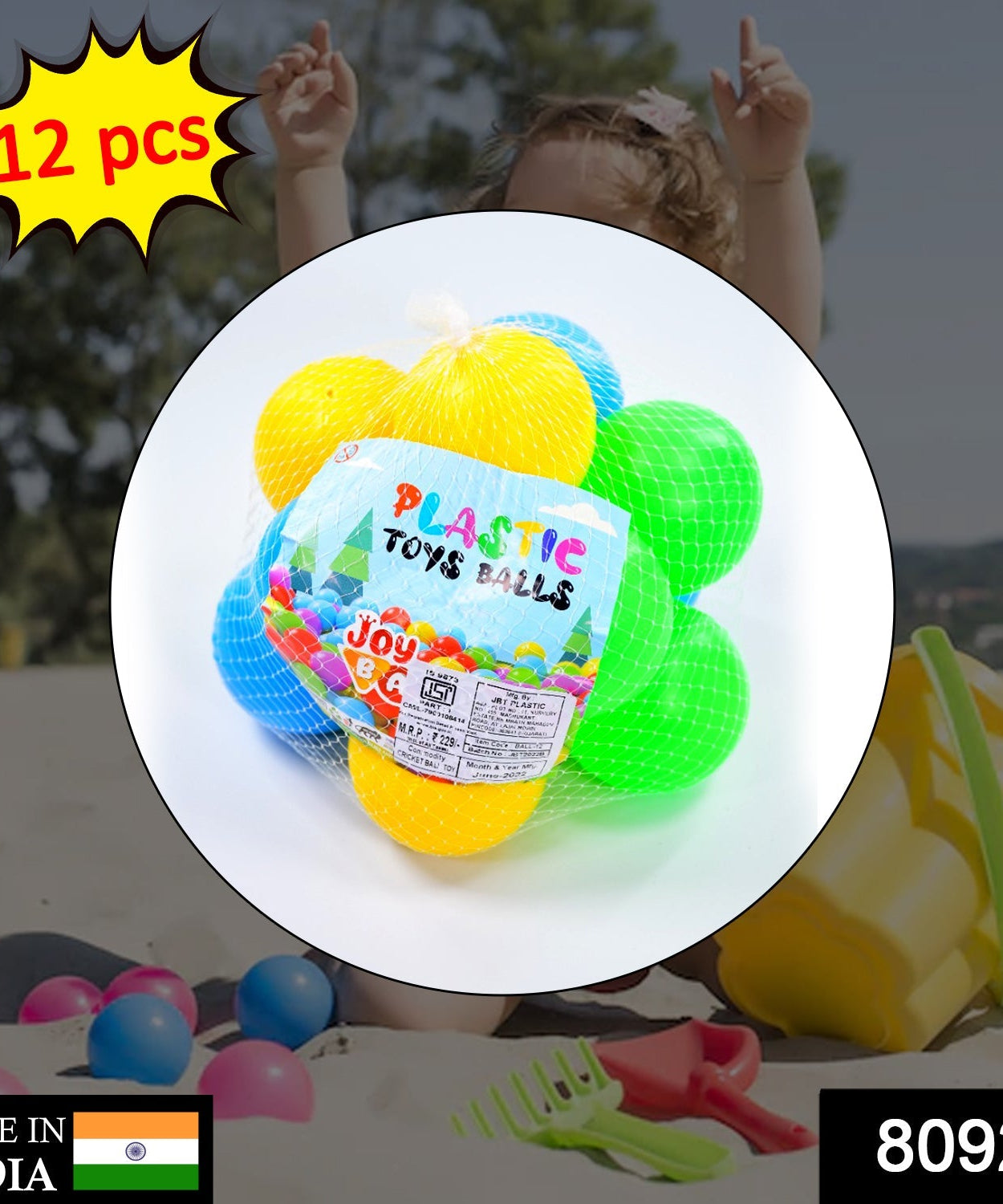 Colorful balls for toddlers' play areas.