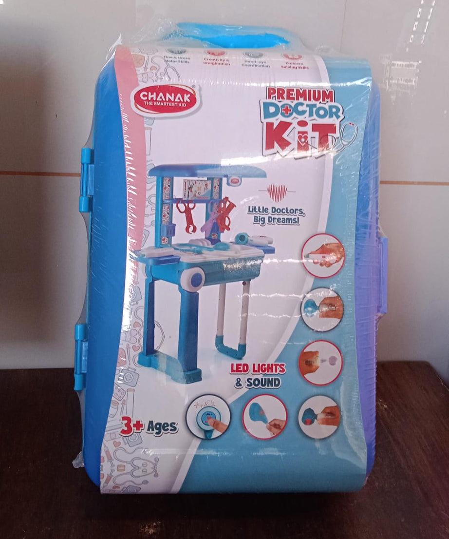Premium Doctor Set Trolley Little Doctor Kids Toy (1 Set)