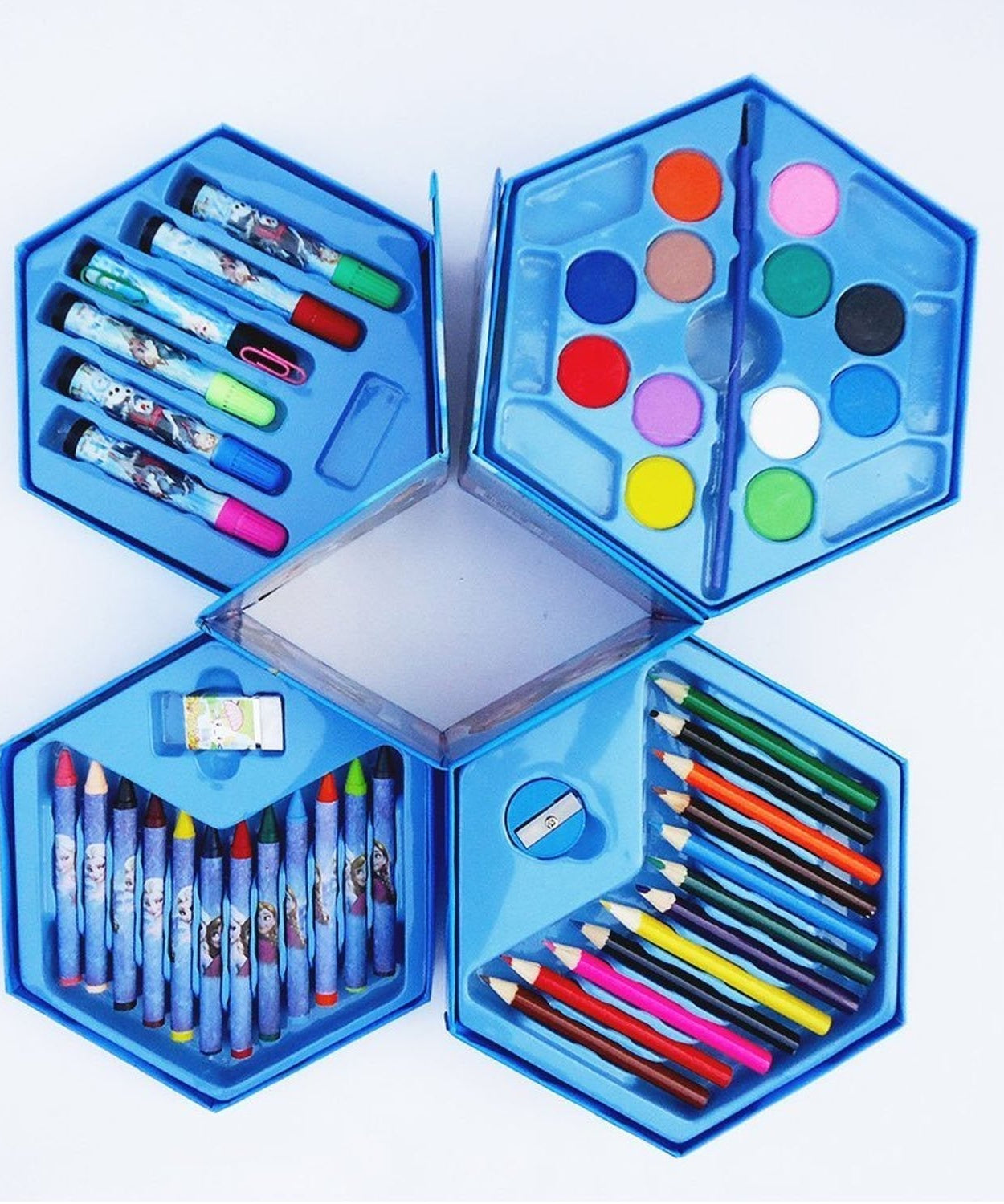 46 pcs art color set with pencils