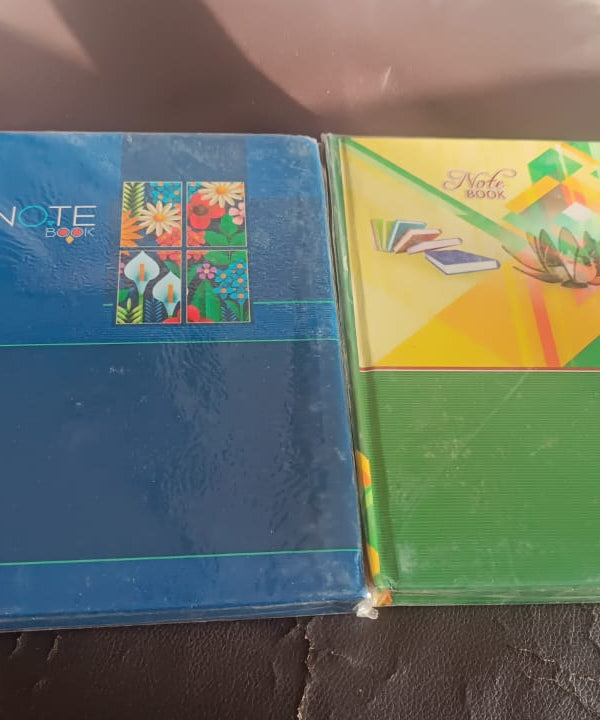 Hardcover Ruled Notebook with Calendar, Diary & 160 Pages 22x16 cm (1 Pc)