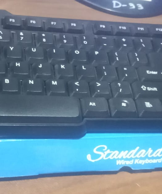 Wired USB Keyboard 104 Keys (1 Pc)