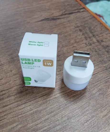 USB LED night light, portable and compact for use with PC