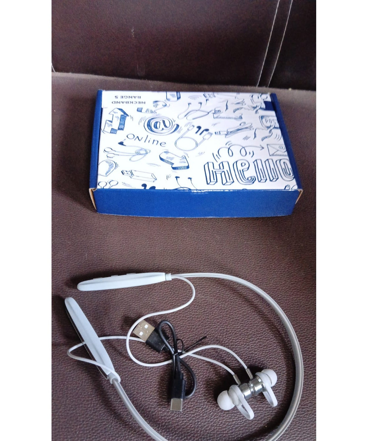 Magnetic ON- OFF Earbuds Neckband Bluetooth (1 Pc / USB Type-C)