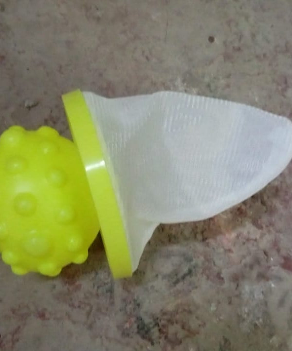 Reusable Washing Machine Floating Cylindrical Shape Lint Mesh Bag ( 1 Pc)