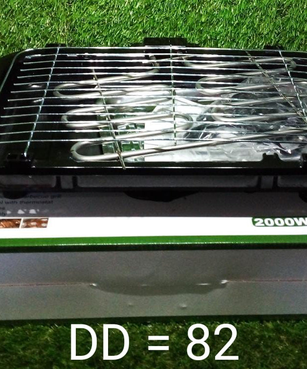 Indoor grill, close-up view.