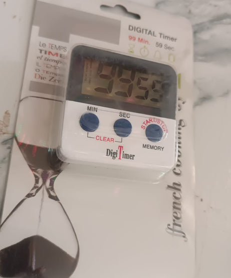 Digital Kitchen Timer with Alarm | Stop Watch Timer for Kitchen | Kitchen Timer with Magnetic Stand |Timer Clock for Study