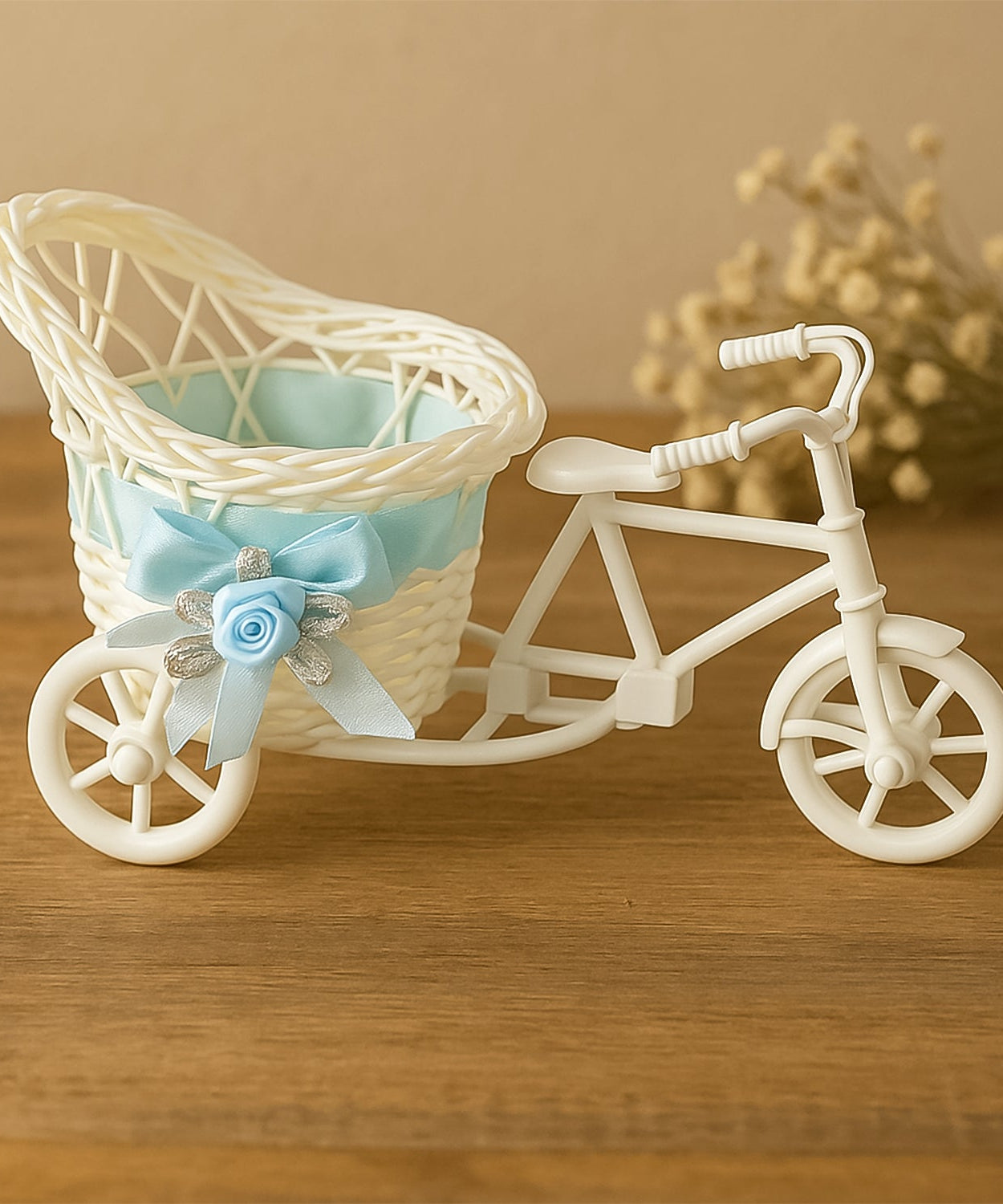 Plastic Cycle Flower vases for Home decor; Bicycle Flower Pot Stand