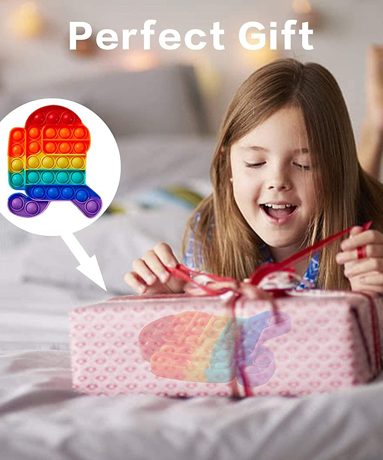 Among Us fidget toy with character design.