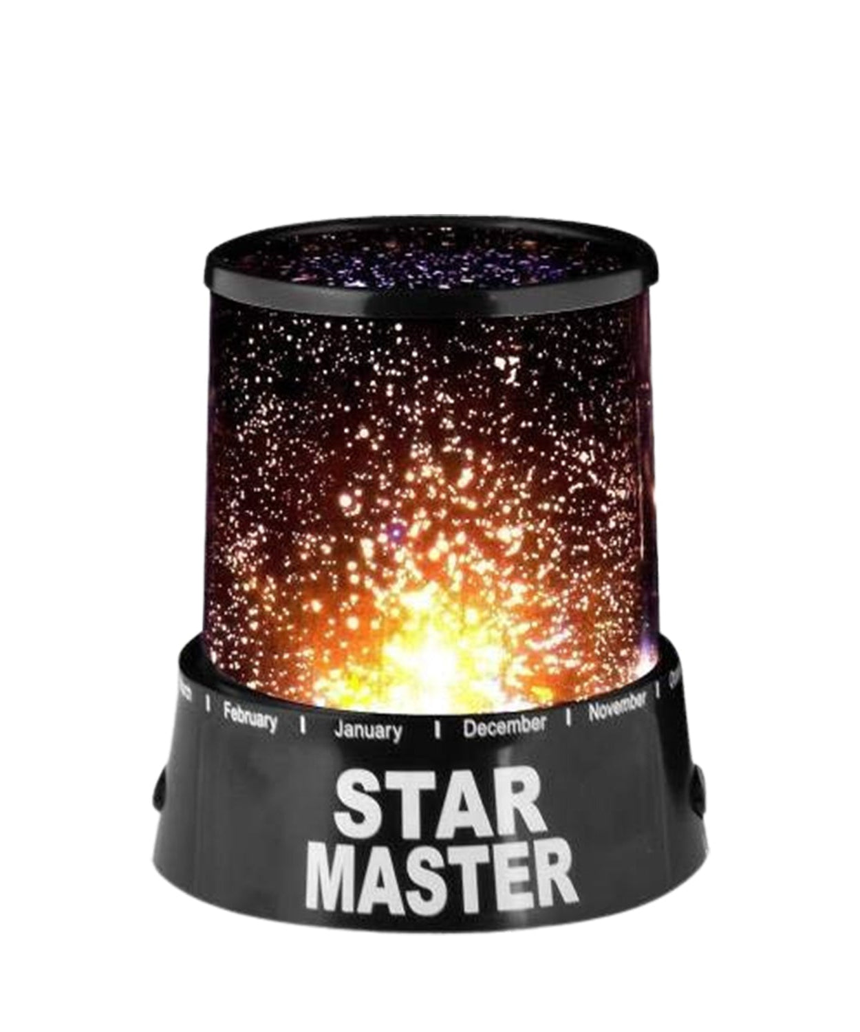 Star night light projector with USB power option