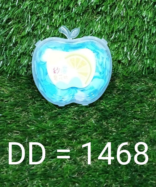 Collection of apple-shaped soap sheets