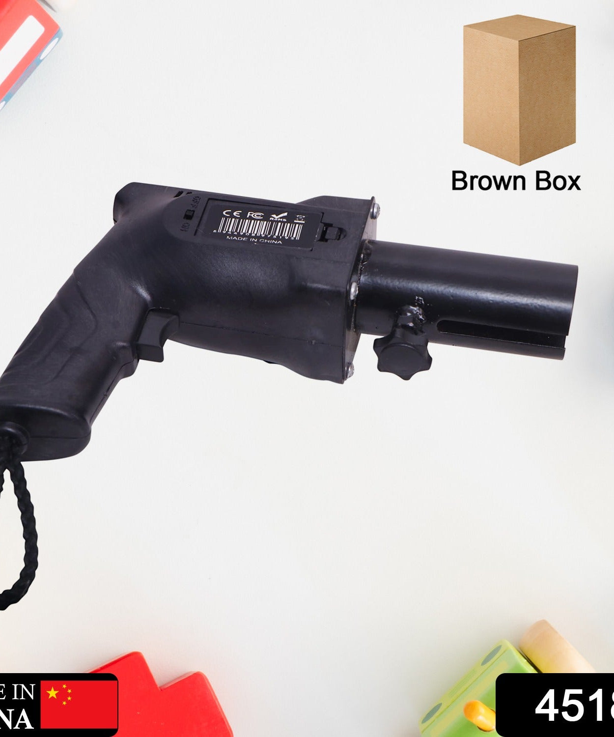 Plastic gun for party events