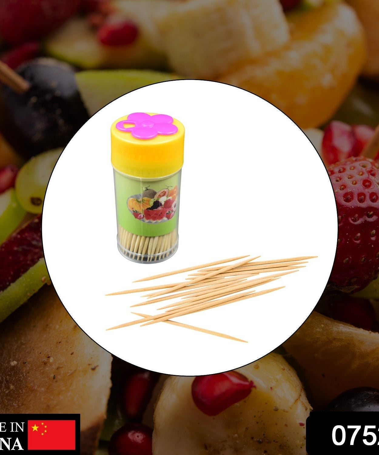 Toothpicks with clear box organized and easy to use