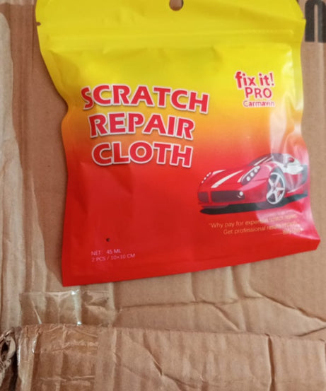 Nano Magic Car Scratch Remover Cloth, Multipurpose Scratch Repair Cloth, Cloth for Car Paint Scratch Repair, Easy to Repair Slight Scratches on the Surface Polishing Repeatable Use for All Kinds of Car (45 ML Repair Solution, 2 Gloves, 2 nano Cloth)