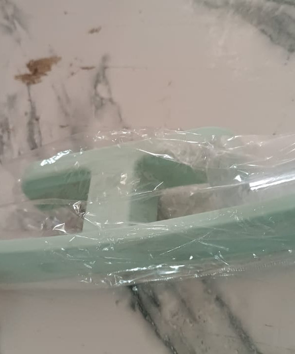 Bathroom Towel Slipper Hanging Rack Self Adhesive Wall Mounted (1 Pc)