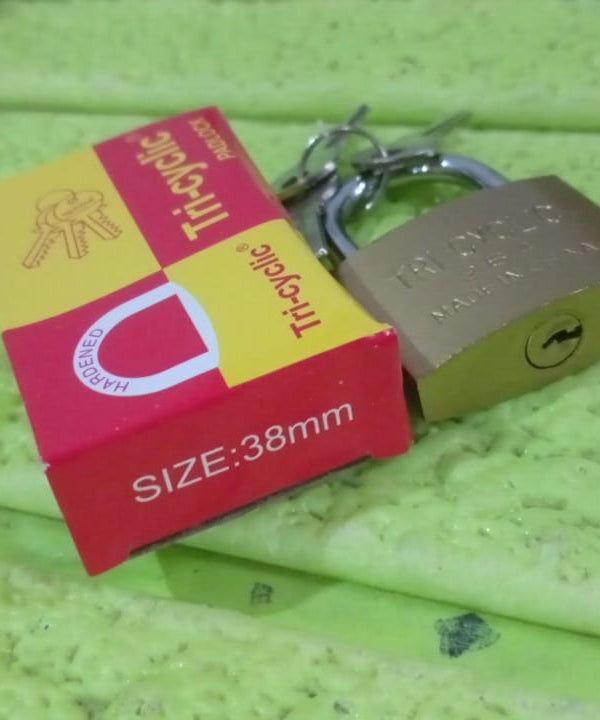 Multipurpose Solid 3 Keys door lock 38 mm / 1 Pc)