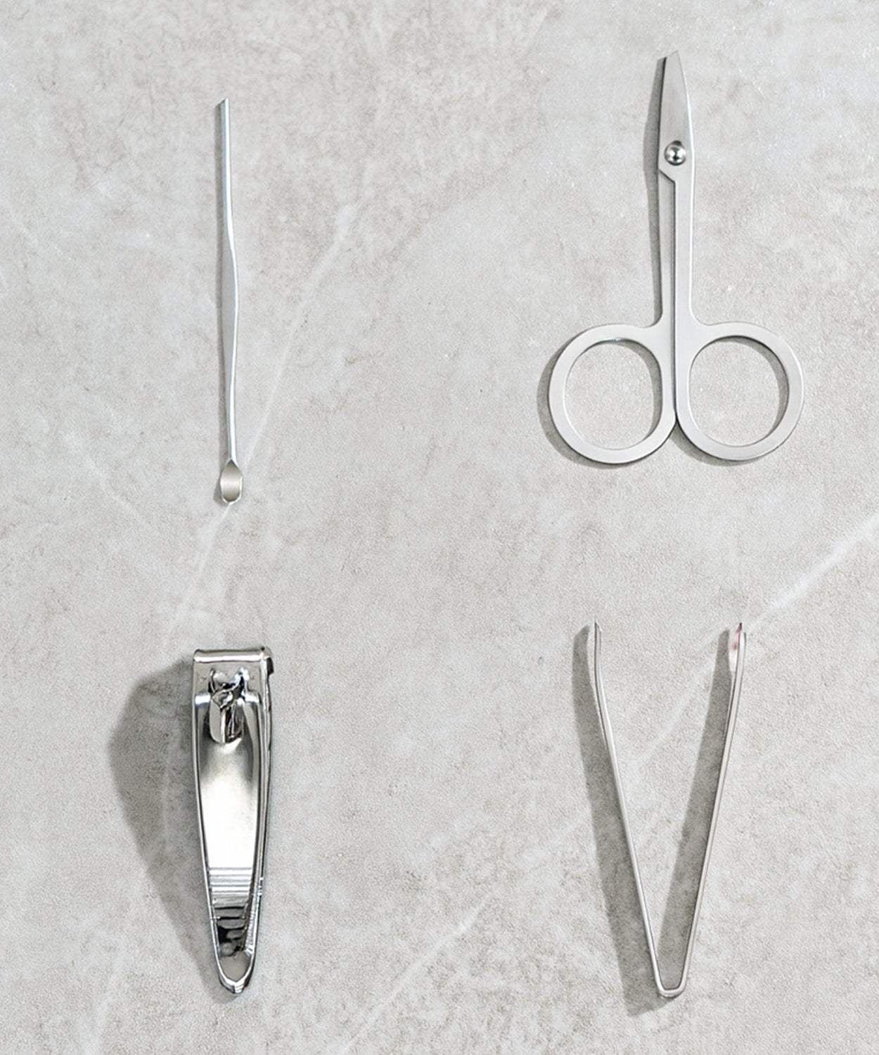 Mini Nail Clipper Set Beauty Nail Tool Set Multifunctional Beauty Set With Plastic Storage Case,  (4 Pc Set)