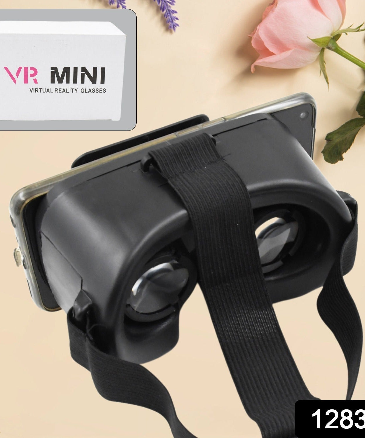 3D VR Glasses Virtual Reality Goggles Headset for All Smartphone VR Goggles-For 3D VR Movies Video Games (1 Pc)