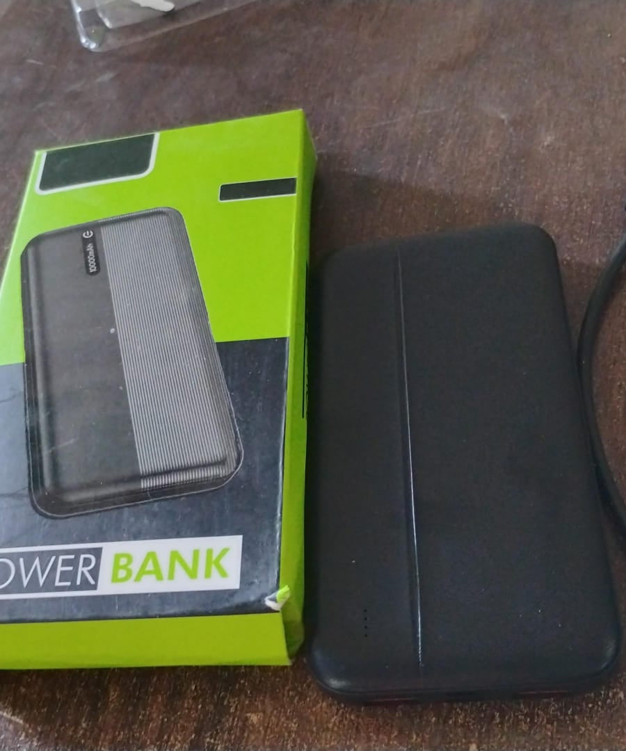 Lithium-Polymer, 2 USB Output, Power Bank, 10000mAh (1 Pc)