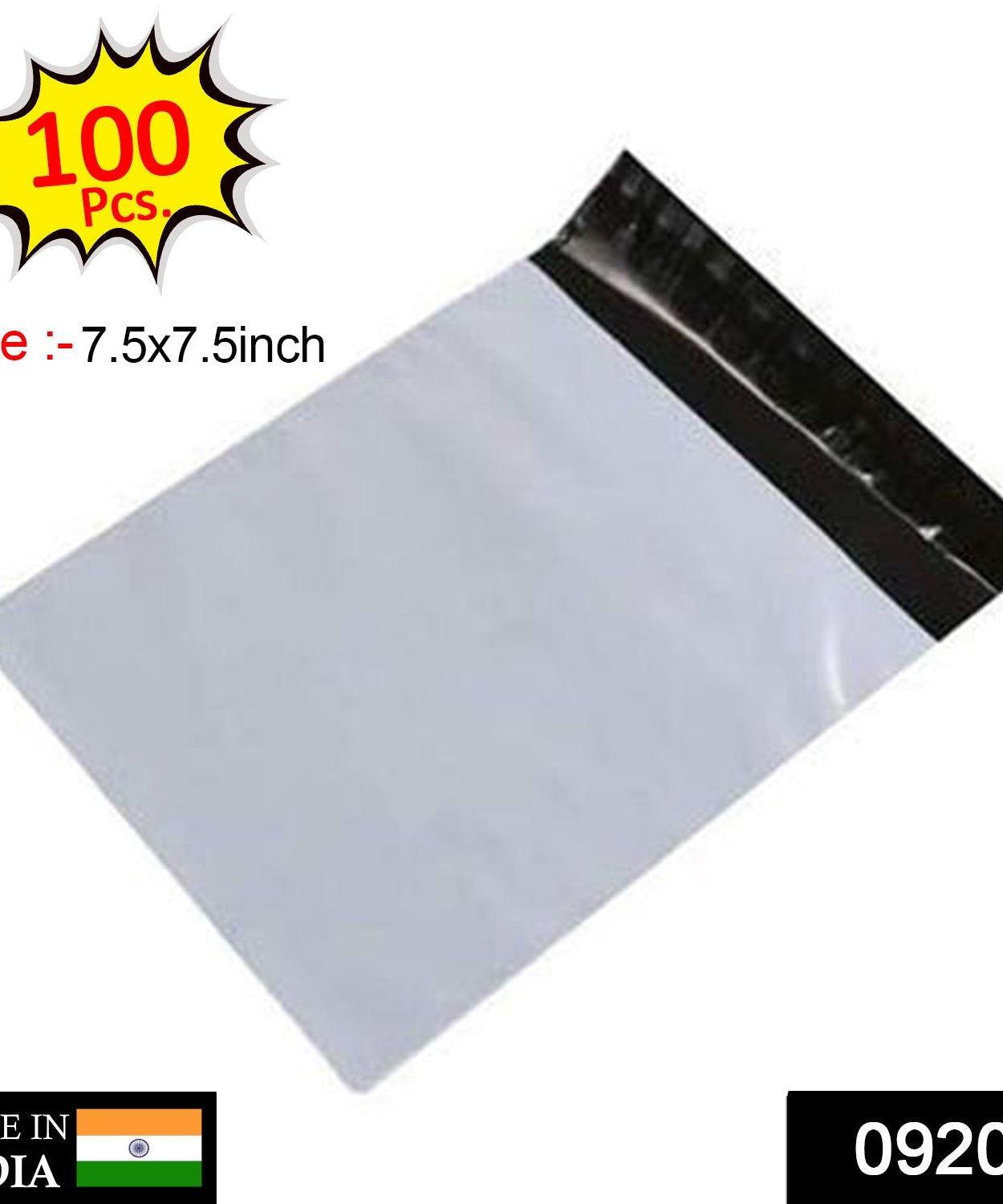 Close-up of tamper-proof courier bags, showing their secure sealing and protective features