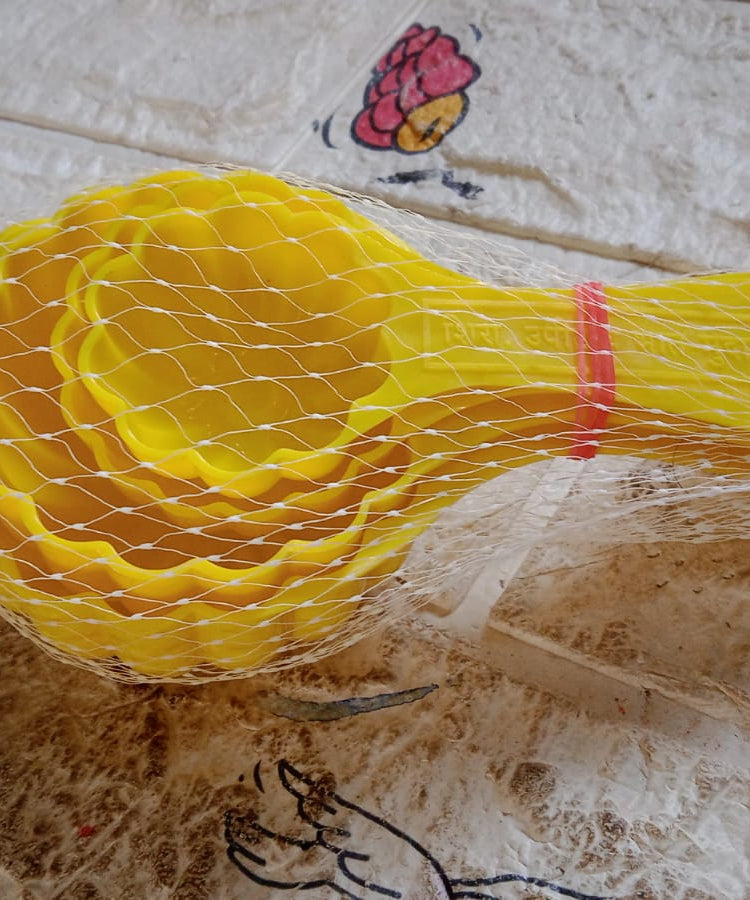 Plastic Kitchen Tool Mould / Ladoo Mould Spoon Ladoo Making Spoon Set for Kitchen Multipurpose, Plastic Ladoo Mold For Making Different Variety of Ladoo (4 Pcs Set)