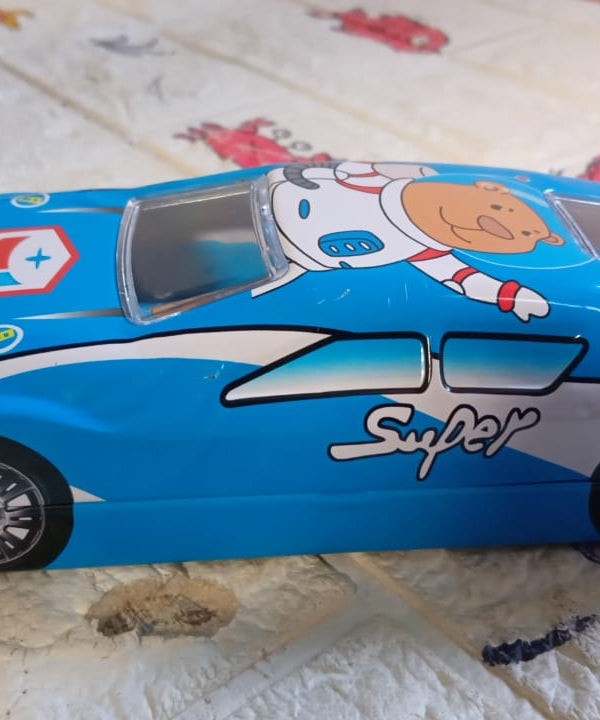 Metal compass box in car shape for kids