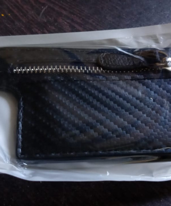 Black Adhesive Card phone Holder, Card Wallet Phone Attachment (1 Pc)