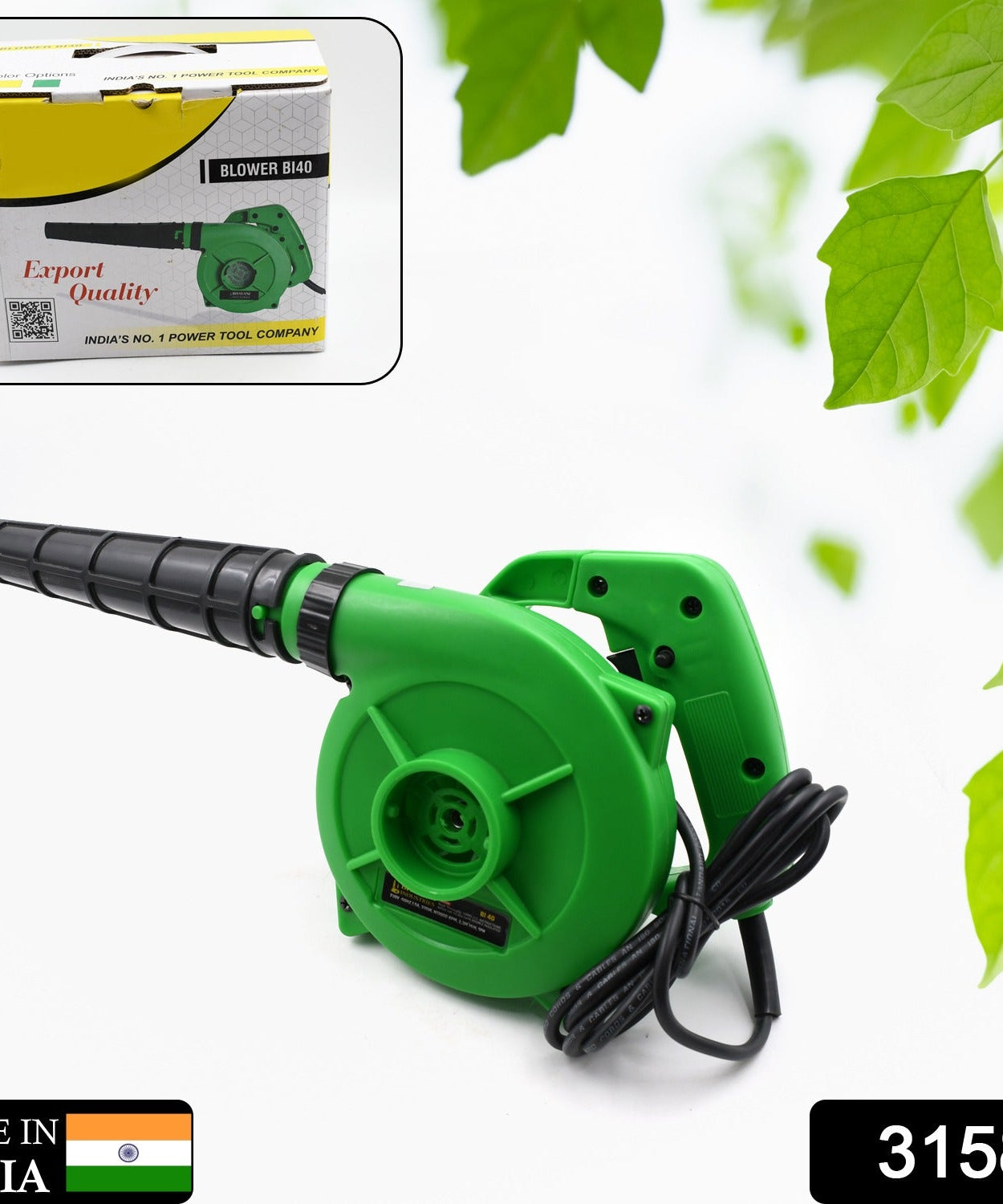 Electric air blower for various cleaning tasks, 350W power