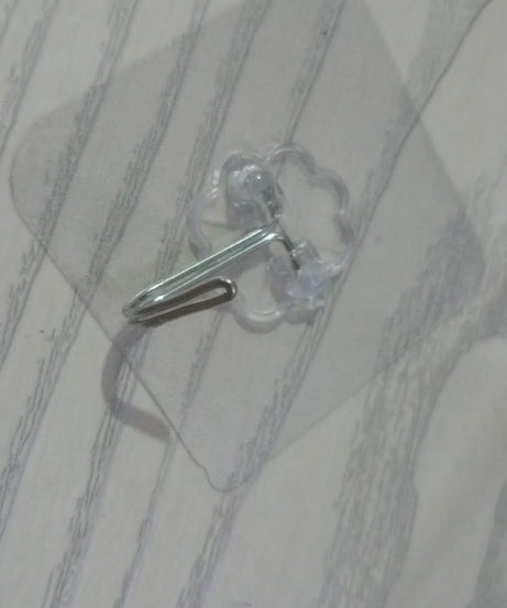 Stainless steel adhesive hooks for secure hanging in multiple rooms