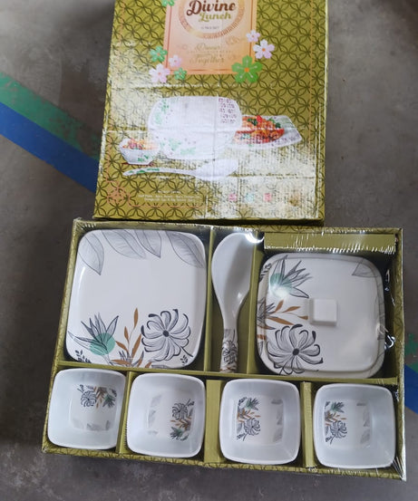 Divine lunch Tableware, Dinner Set (11 Pcs Set)