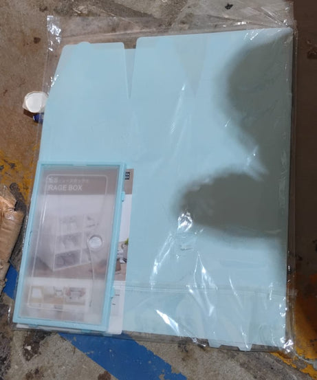 1 Layer Plastic Shoes Storage Box, Stackable Shoe Storage (1 pc / 32x21x12 CM)