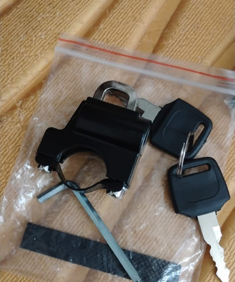 Heavy-Duty Helmet Lock for Motorcycle