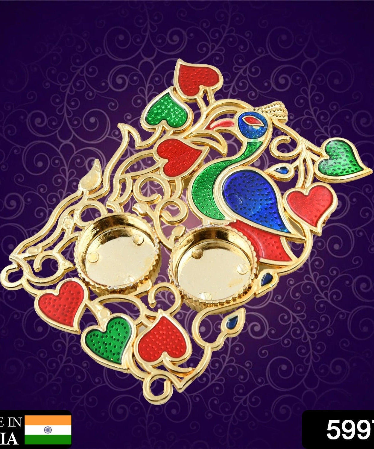 Rakasha Bandhan Special Puja Thali, Kumkum Thali Holder, Pooja Return Gift, Indian Housewarming Gifts, Brother / Bhai / Bhabhi / Sister / Family   for Rakshabandhan, Diwali