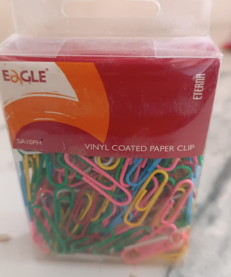 Multicolor-Coated Paper Clips Approx (250Pc Set)
