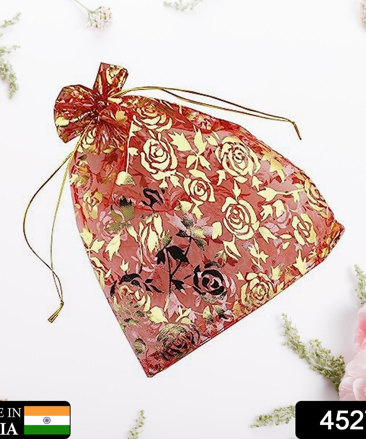 Organza potli for wedding favors