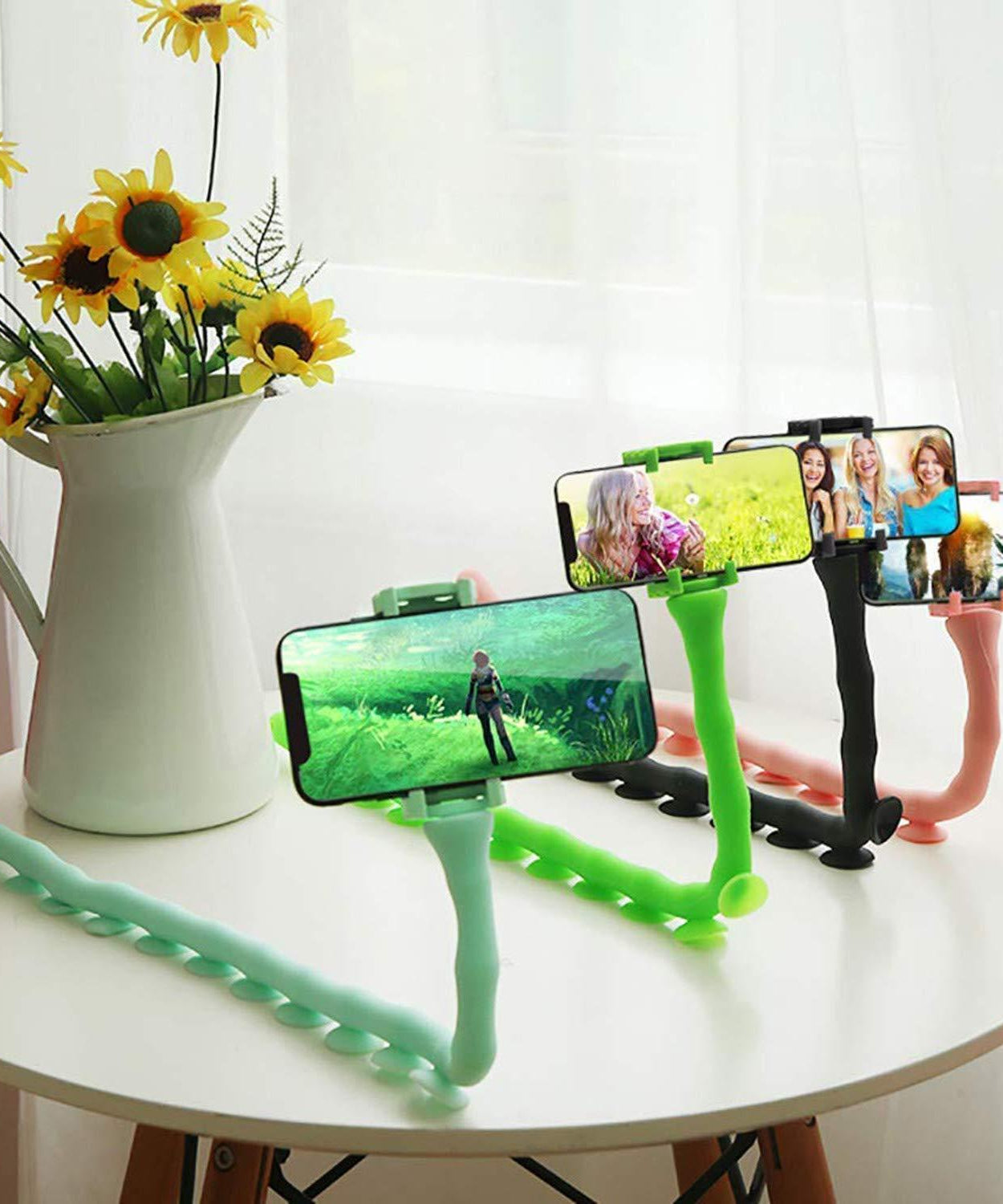 Cute multi-functional snake phone holder