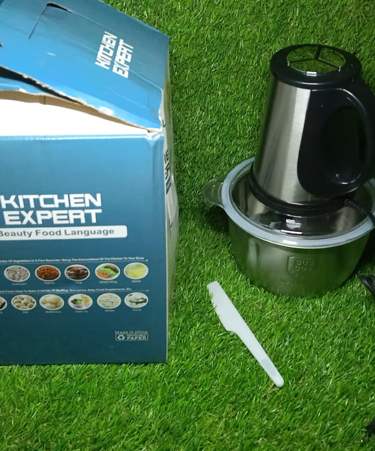 Meat grinder assembled