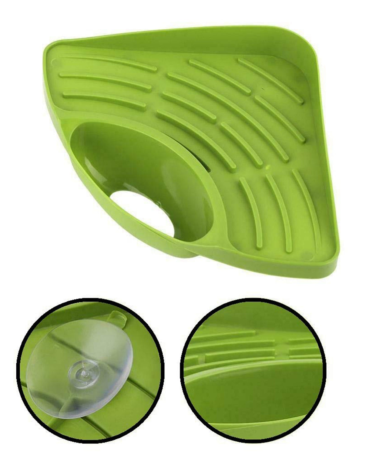 Corner sink strainer for kitchen waste