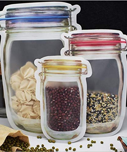 Transparent pouch with zipper