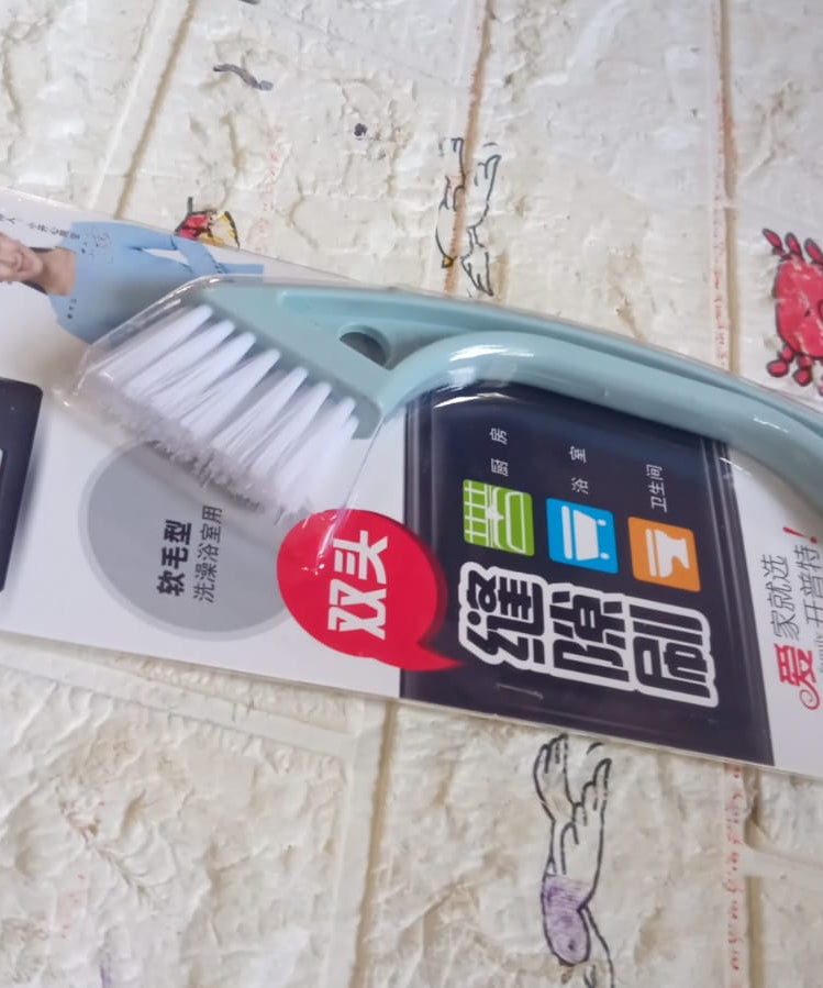 Multi-use brush with dual surfaces for versatile cleaning