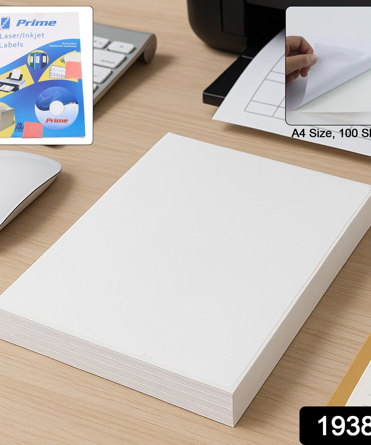 Pro Stick A4 White Labeling Sheets